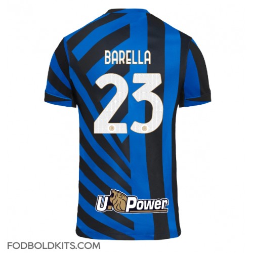 Inter Milan Nicolo Barella #23 Hjemmebanetrøje 2024-25 Kortærmet